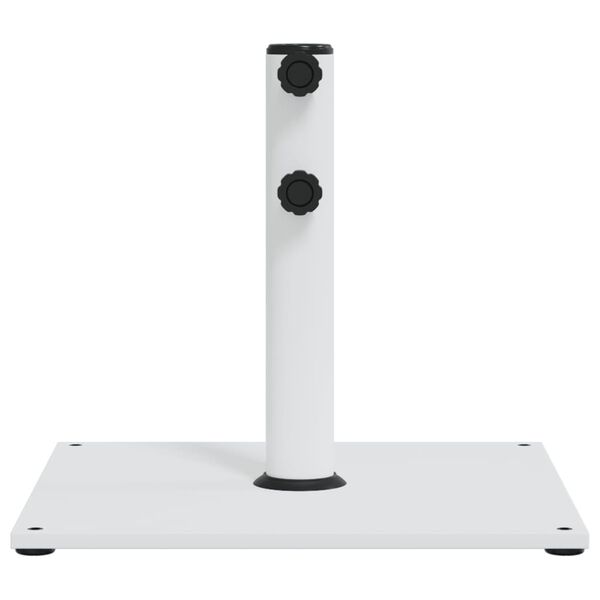 vidaXL Base de guarda-sol para postes de Ø32/38/48 mm 17 kg quadrado