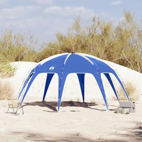 vidaXL Tenda de festas imperme&aacute;vel azul ciano