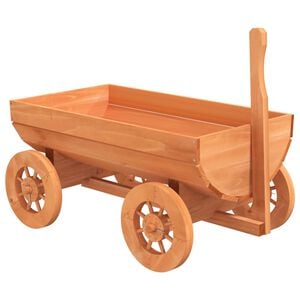 vidaXL Vag&atilde;o decorativo 70x43x54 cm madeira de abeto maci&ccedil;a
