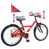 vidaXL Bicicleta Infantil 18 Polegadas para 5-7 anos Vermelho