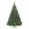 vidaXL &Aacute;rvore de Natal Artificial com 300 LEDs Verde 180 cm PE e PVC
