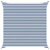 vidaXL Vela de sombra solar Azul e Branco 4 x 4 m