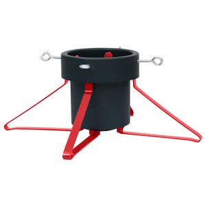 vidaXL Suporte para &aacute;rvore de Natal 46x46x19 cm verde e vermelho