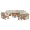 vidaXL Conjunto de Sof&aacute;s para Exterior 12 unid. 11 lugar