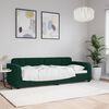 vidaXL Sof&aacute;-cama 80x200 cm veludo verde-escuro