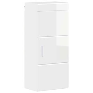 vidaXL Arm&aacute;rio de parede para banheiro TULUM Branco Brilhante