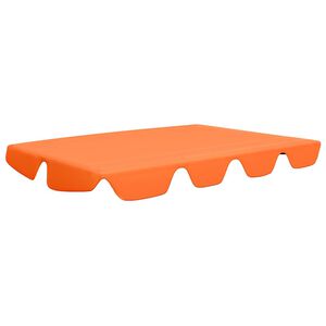 vidaXL Toldo suplente baloi&ccedil;o jardim 188/168x145/110 cm laranja