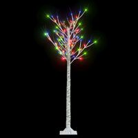 vidaXL Árvore de Natal 140 LEDs salgueiro int./ext. 1,5m colorido