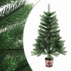 vidaXL &Aacute;rvore Natal artificial pr&eacute;-iluminada c/ bolas 65 cm verde