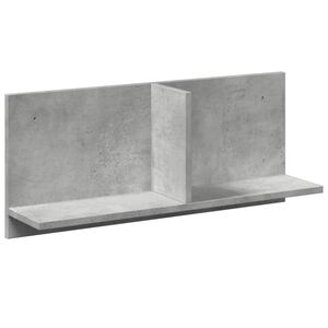 vidaXL Arm&aacute;rio de parede 70x16,5x30 cm deriv. madeira cinzento cimento
