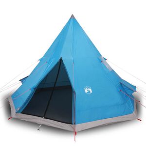 vidaXL Tenda de campismo tipi para 4 pessoas imperme&aacute;vel azul