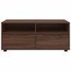 vidaXL Gabinete para TV com gaveta Carvalho Marrom 100 x 48 x 43 cm