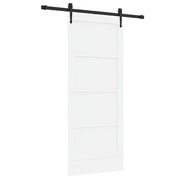 vidaXL Porta Deslizante ORKDAL Branco 83 x 202 cm