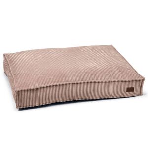 Almofada canelada para cachorro, desenhada por Lotte, 100x70x15 cm, rosa