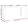 vidaXL 4 pcs conjunto de jantar p/ jardim madeira de teca maci&ccedil;a