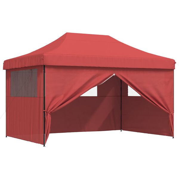 vidaXL Tenda de Festa Borgonha 292 x 440 x 315 cm Tecido Oxford