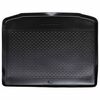 vidaXL Tapete de Porta-Malas Preto Borracha