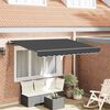 vidaXL Toldo Retr&aacute;til Antracite 300 x 200 cm tecido