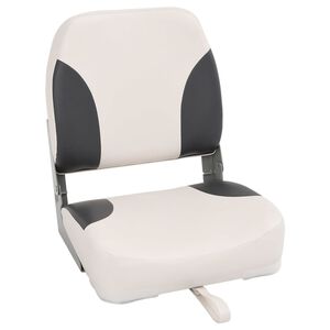 vidaXL Assento de barco com cinta de fixa&ccedil;&atilde;o dobr&aacute;vel 41x36x48 cm