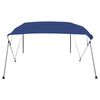 vidaXL Toldo em 4 arcos Bimini 243x196x137 cm azul