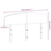 vidaXL Cabeceira 150 cm madeira de pinho maciça branco