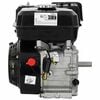 vidaXL Motor a gasolina 6,5 CV 4,8 kW preto