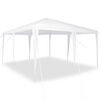 vidaXL Tenda de Festa Branco 400 x 400 x 266 cm Poliéster e Aço