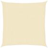 vidaXL Para-sol estilo vela 160 g/m&sup2; 2,5x2,5 m PEAD cor creme