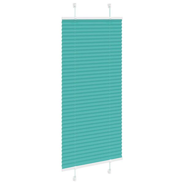 vidaXL Gasolina verde Plissada Cega 60x150 cm Largura Tecido 59,4 cm