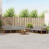 vidaXL Conjunto de Sof&aacute;s para Exterior 8 pcs Cinza Natural e Claro
