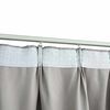 vidaXL Cortinas blackout com ganchos 2 pcs 140x245 cm cinzento
