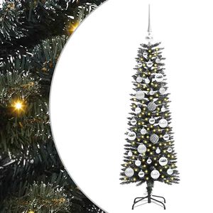 vidaXL &Aacute;rvore de Natal Artificial Verde 120 cm PVC, Pl&aacute;stico e A&ccedil;o