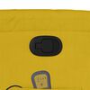 vidaXL Poltrona de massagens reclin&aacute;vel veludo amarelo