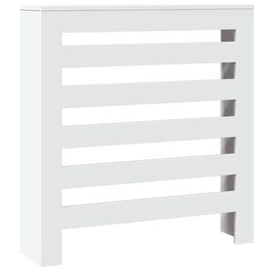 vidaXL Cobertura de radiador 78x20x82 cm derivados de madeira branco