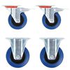 vidaXL 12 pcs Rodas 100 mm