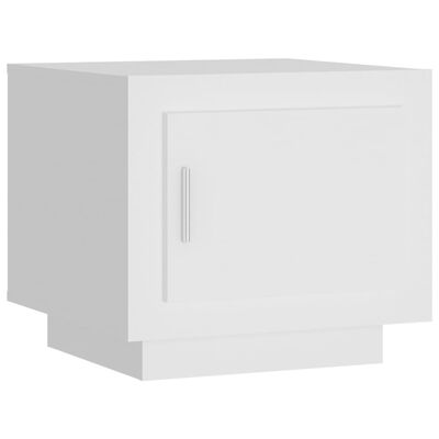 vidaXL Mesa de centro 51x50x45 cm madeira processada branco
