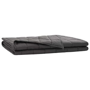 vidaXL Cobertor Pesado Antracite 220 x 240 cm 15 kg 100% Algod&atilde;o 205T