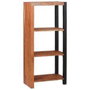 vidaXL Estante Castanho 50 x 30 x 110 cm Madeira S&oacute;lida de Ac&aacute;cia
