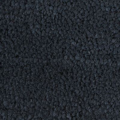 vidaXL Tapete de porta 90x150 cm fibra de coco tufada cinzento escuro