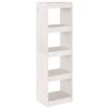 vidaXL Estante/divis&oacute;ria 40x30x135,5 cm madeira de pinho branco