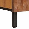 vidaXL Buffet com porta Acabamento em Ac&aacute;cia Marrom 80 x 33 x 75 cm