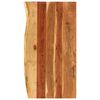 vidaXL Tampo p/ m&oacute;vel toucador WC 100x52x3,8 cm madeira ac&aacute;cia maci&ccedil;a