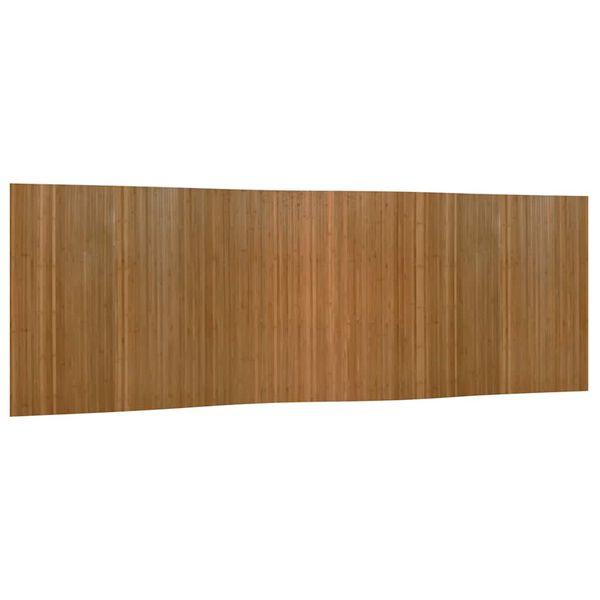 vidaXL Divis&oacute;ria largura 600 cm altura 165 cm bambu castanho