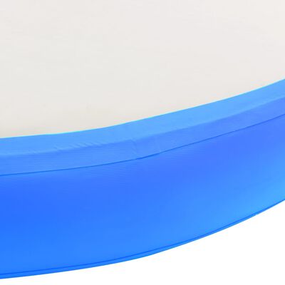 vidaXL Tapete de ginástica insuflável com bomba 100x100x15 cm PVC azul