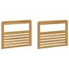 vidaXL M&oacute;dulo de Bra&ccedil;os 2 pcs Branco 79 x 6 x 61 cm