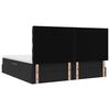 vidaXL Cama com arruma&ccedil;&atilde;o e LED com colch&atilde;o Preto 200 x 200 cm Veludo