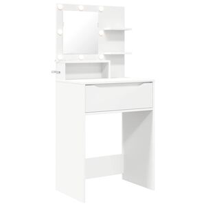 vidaXL Mesas de Maquiagem para Quarto Branco 60 x 39,5 x 135 cm
