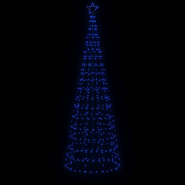 vidaXL Árvore de Natal LED com Spikes 570 LEDs Azul 300 cm