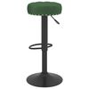 vidaXL Bancos de bar 2 pcs veludo verde-escuro