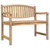 vidaXL Banco de jardim 114x59x87 cm madeira de teca maci&ccedil;a